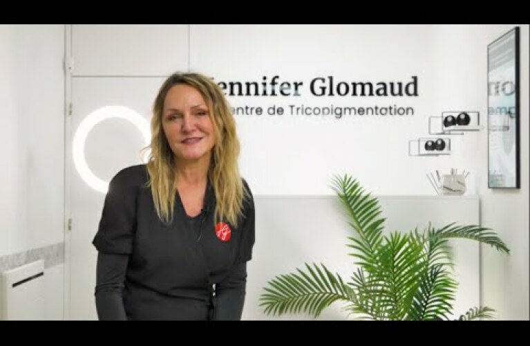 Jennifer Glomaud, fondatrice de la franchise de tricopigmentation