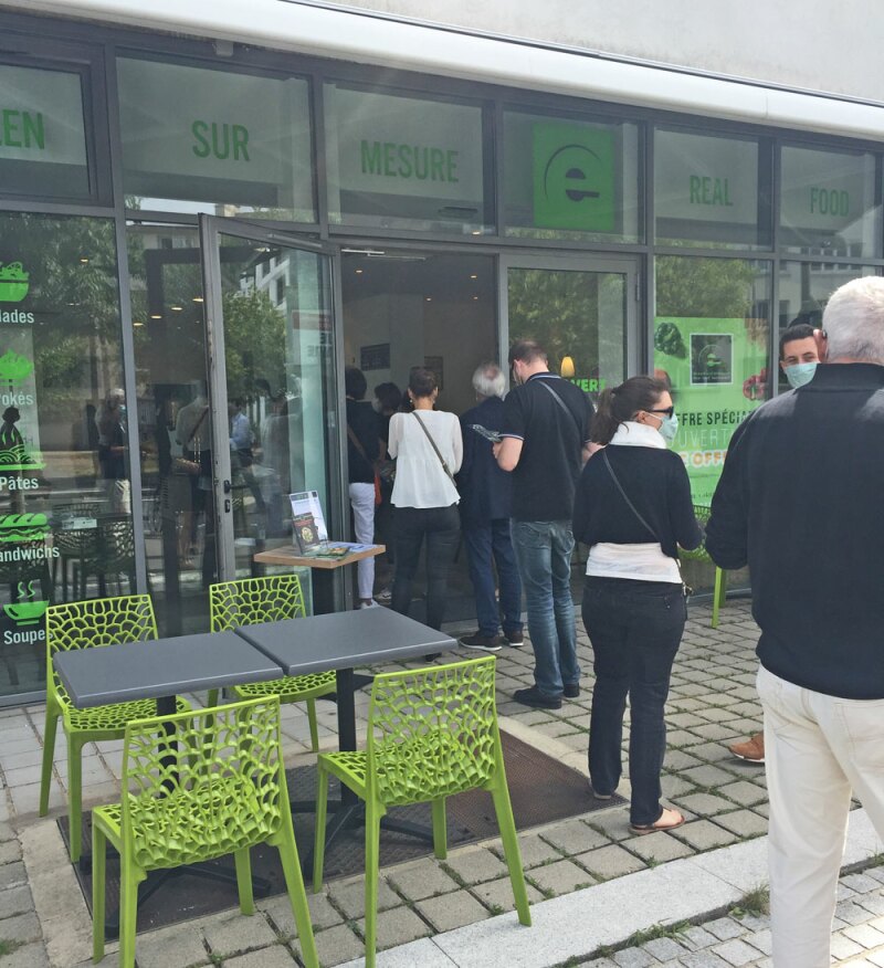 franchise restauration rapide Green sur mesure Nantes