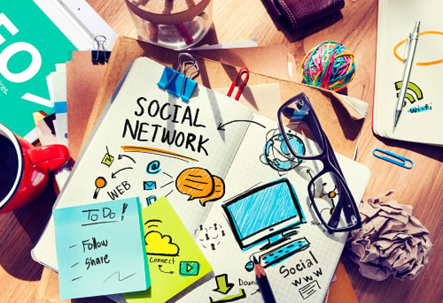 Social Media Concept Illustration