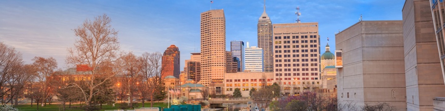 Indianapolis Skyline Banner