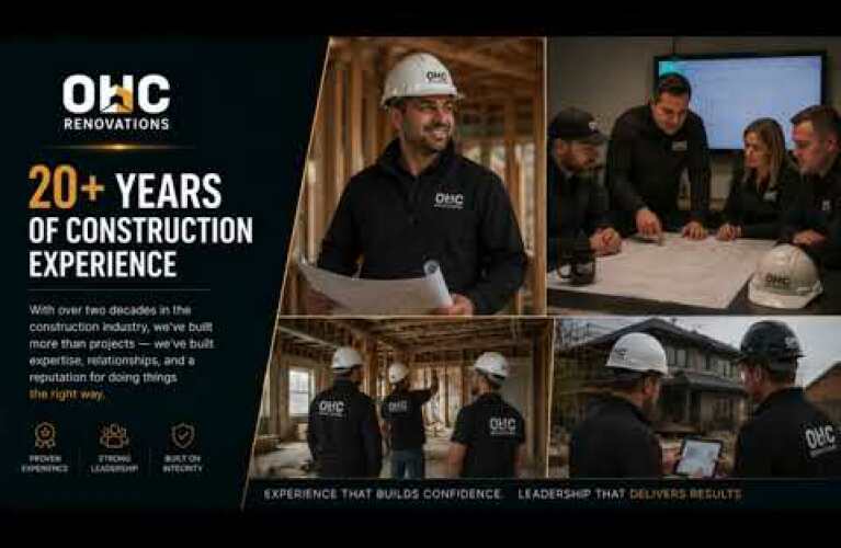 OHC Renovations - The Path to Success