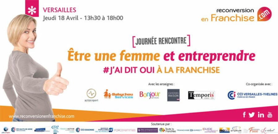 Journée rencontre reconversionenfranchise Versailles