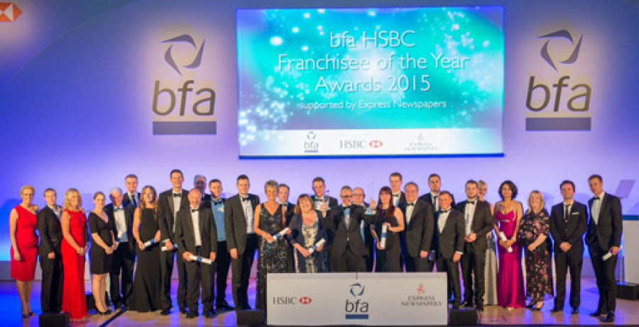Franchisee of the Year 2015 group shot