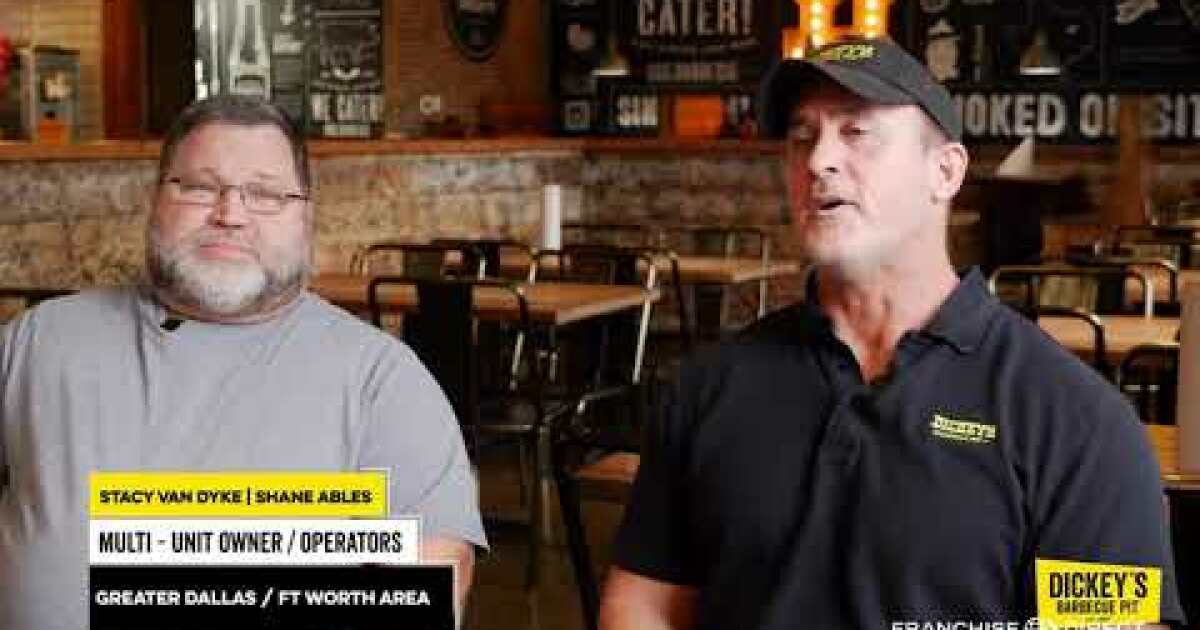 Dickeys Barbecue Pit Franchise Review Shane Ables Franchise Direct