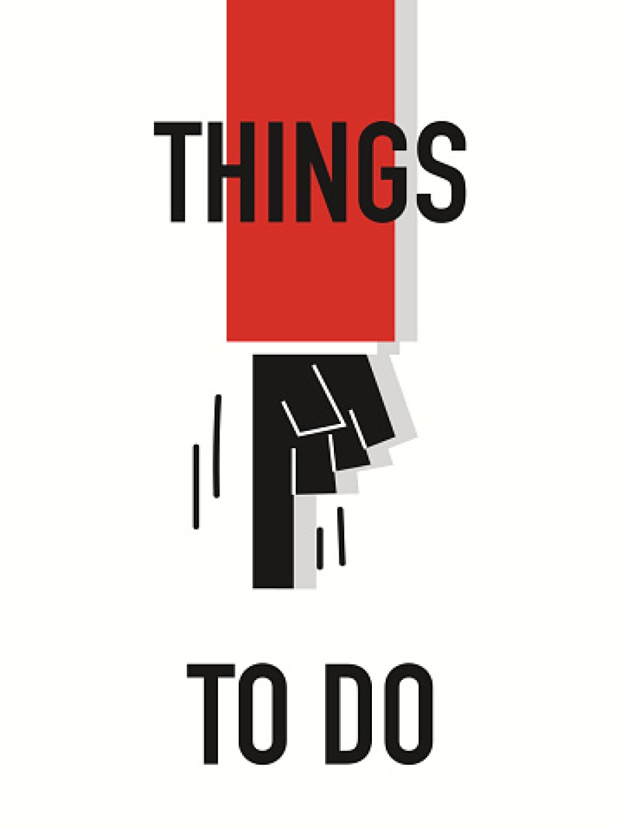Things To To with Finger Pointing Down