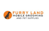 Furry Land Mobile Grooming Franchise Logo