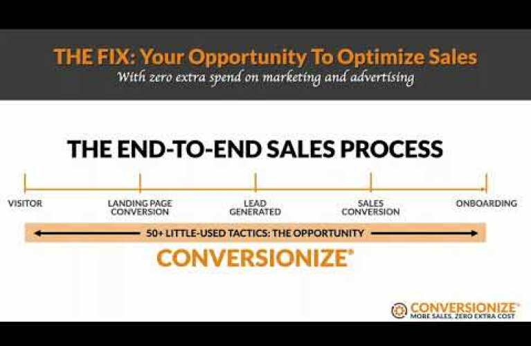 Conversion Academy | The Opportunity: Why Businesses Need CONVERSIONIZE (FIX Your Sales Process)