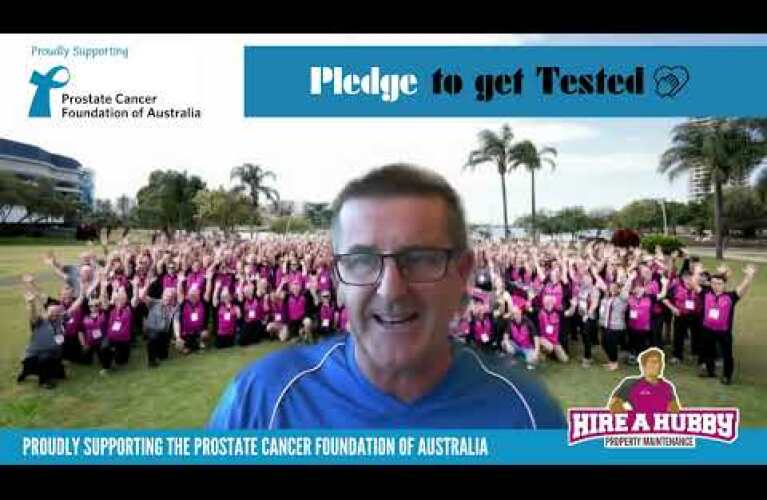 Pledge to Get Tested | Hire A Hubby is proud to support the Prostate Cancer Foundation of Australia