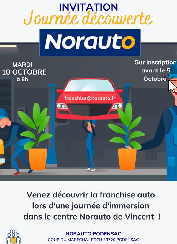 invitation journée découverte Norauto