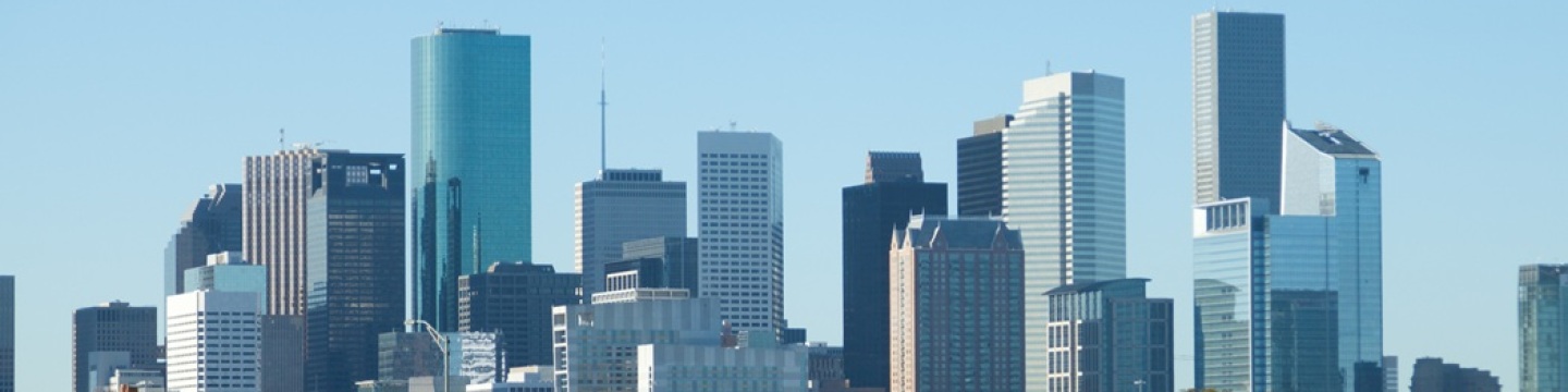 Houston Texas Skyline Banner