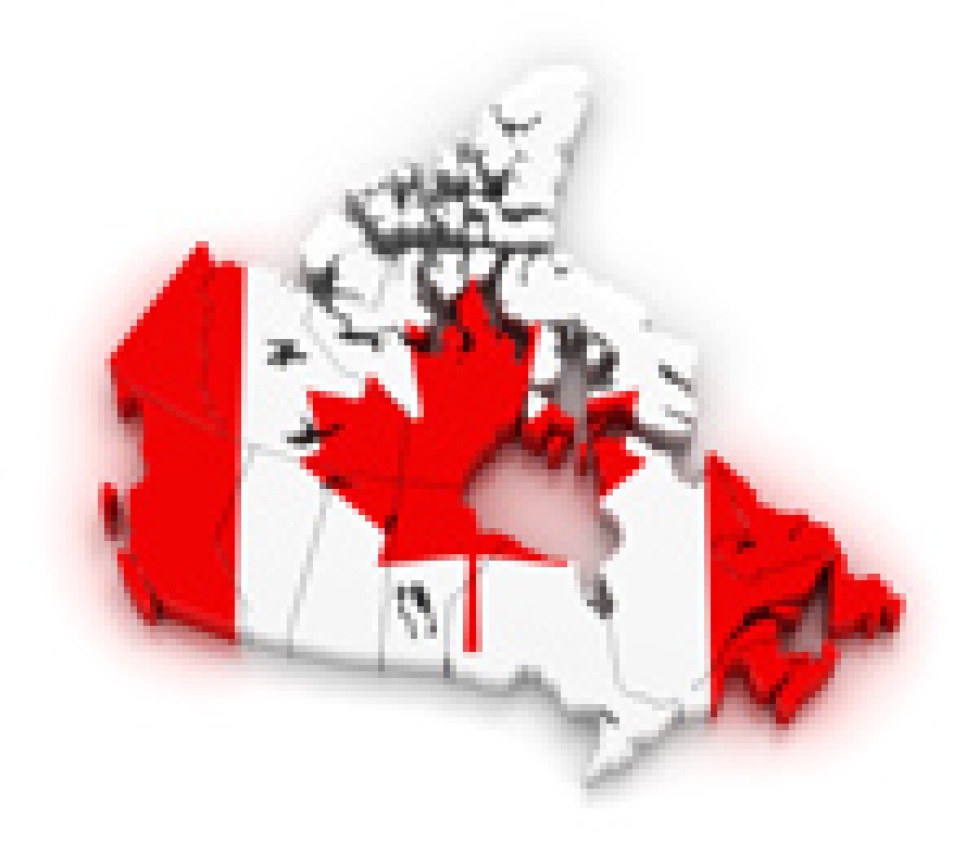 map kanada