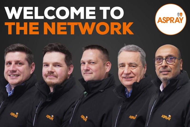 Five New Franchisees Join the Aspray Network